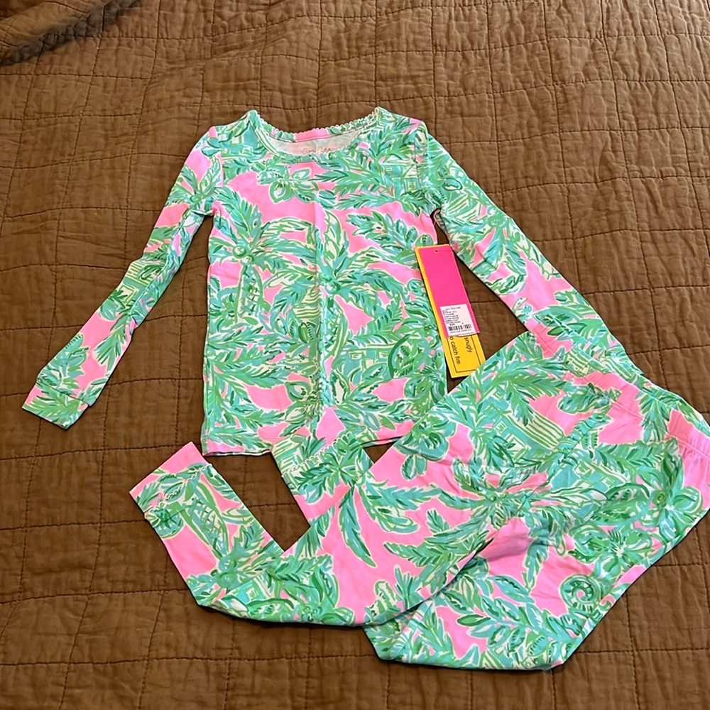 NWT Lily Pulitzer toddler Pj Set